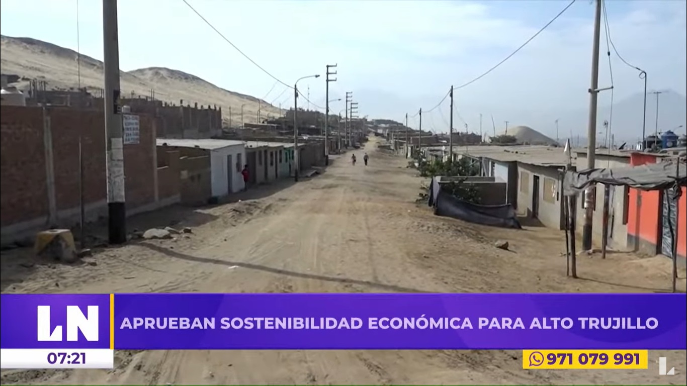 La Libertad: Ministerio de Economía dio luz verde para que Alto Trujillo se convierta en distrito