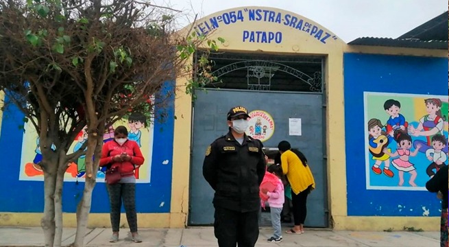 Lambayeque: colegios reciben seguridad de la Policía desde retorno de actividades presenciales