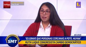 Ruth Luque: “Es grave que personas cercanas al presidente Pedro Castillo huyan”