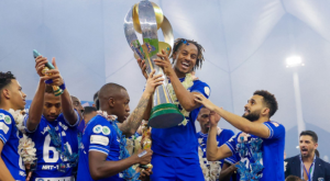 Así celebró André Carrillo el tricampeonato con el Al-Hilal