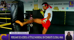 El peruano Marlon Gonzales peleará este viernes ante Leonardo Morales en Combate Global