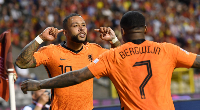 Holanda aplastó por 4-1 a Bélgica en la UEFA Nations League