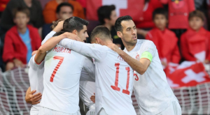 España gana a Suiza con un gol temprano de Sarabia