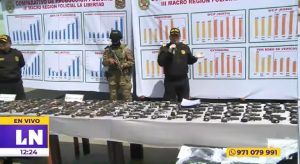 Policía Nacional incautó 300 armas de fuego en primera mitad del año