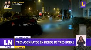 Tres asesinatos ocurrieron en menos de tres horas en Comas