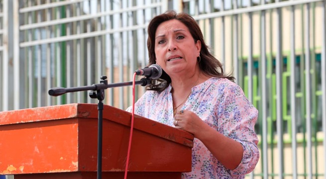 Dina Boluarte dice que un sector del Congreso prepara golpe de Estado