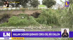 Los Olivos: hallan cadáver quemado cerca del río Chillón