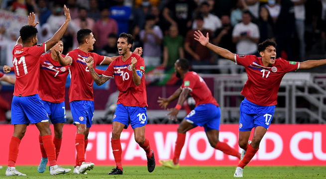 Costa Rica venció a Nueva Zelanda y se clasificó al Mundial Qatar 2022