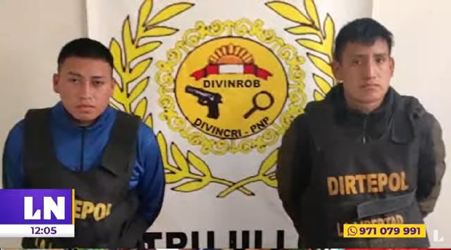 Trujillo: Policía frustró asalto en minimarket y detuvo a dos delincuentes