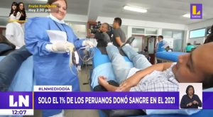 Minsa: solo el 1% de peruanos donaron sangre en el 2021