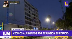 San Isidro: explosión en edificio por fuga de gas deja tres heridos