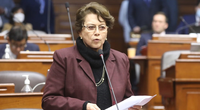 Gladys Echaíz no postulará a la presidencia de la Mesa Directiva del Congreso