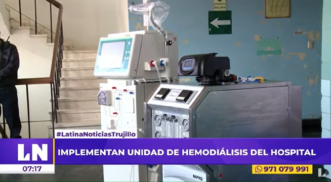 Implementan unidad de hemodiálisis en Hospital Regional Docente de Trujillo