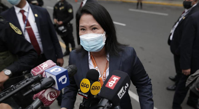 Keiko Fujimori tras decisión del PJ: Día a día se va confirmando que mi prisión preventiva fue injusta