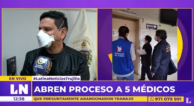 Trujillo: investigan a 5 médicos que no estuvieron atendiendo en sus horarios