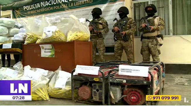 La Libertad: 30 detenidos y 1000 cartuchos de dinamita incautados en operaciones policiales