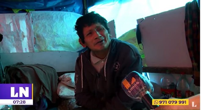 Trujillo: piden ayuda para indigente con medio cuerpo paralizado