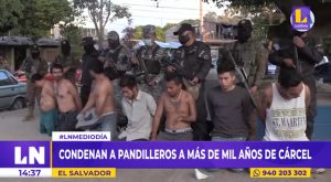 El Salvador: condenan a pandilleros a más de 1.000 años de cárcel