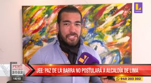 JEE: Álvaro Paz de la Barra no postulará a la alcaldía de Lima