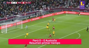 Cómo va el partido de Perú vs. Australia