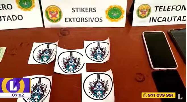 Ascope: cae banda de extorsionadores que entregaba stickers a víctimas