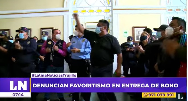 Trujillo: obreros municipales denuncian favoritismo en entrega de bonos