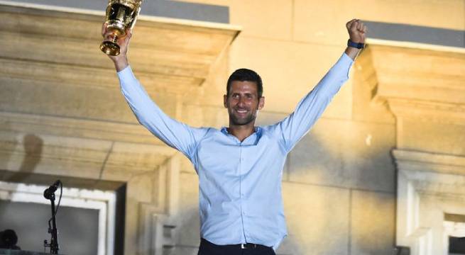 Tras ganar Wimbledon, Novak Djokovic espera jugar el Abierto de Australia el próximo año