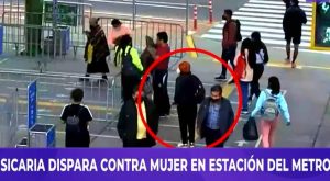 Sicaria dispara contra mujer en estación del Metro de Lima