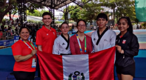 Equipo peruano de taekwondo ganó medalla de bronce en Juegos Bolivarianos Valledupar 2022