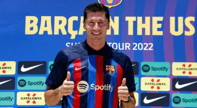 Robert Lewandowski será presentado como nuevo jugador del Barcelona el viernes