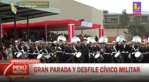 Integrantes de la Marina de Guerra del Perú desfilaron en la Gran Parada Militar