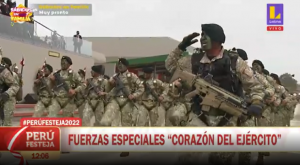 Miembros del Ejército del Perú desfilaron en la Gran Parada Militar
