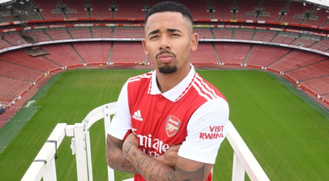 Gabriel Jesus se convierte en nuevo atacante del Arsenal de Inglaterra