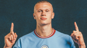 Erling Haaland fue presentado como nuevo futbolista del Manchester City