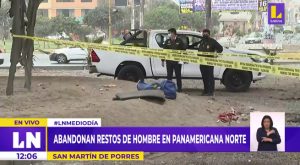 Panamericana Norte: asesinan a hombre y su cuerpo es arrojado a bypass