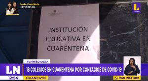 Huancayo: 18 colegios en cuarentena por alza de contagios de COVID-19