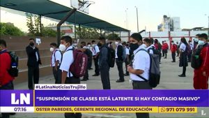 Oster Paredes dice que suspensión de clases está latente de ocurrir contagio masivo por COVID-19