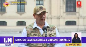 Ministro de Defensa cuestiona la gestión de Mariano González tras sus dos semanas en el cargo