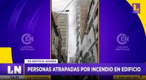 Reportan incendio en Gamarra y personas atrapadas en galería del emporio comercial