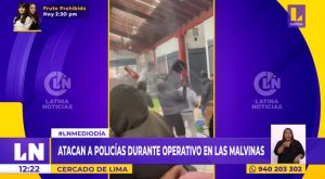 Cercado de Lima: atacan a policías durante operativo en Las Malvinas