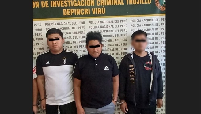 Virú: Policía desarticuló banda delincuencial ‘Los injertos de Laredo’