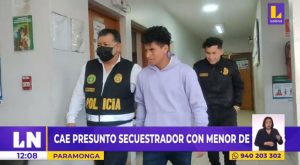 Paramonga: cae presunto secuestrador con menor de 14 años