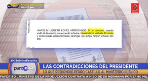 Las contradicciones del presidente: ¿Qué respondió Pedro Castillo ante el Ministerio Público?