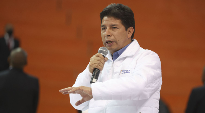 Pedro Castillo: el Gobierno se encuentra firme en la lucha contra la corrupción