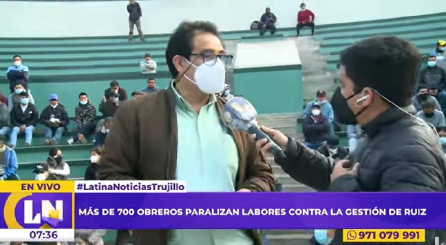 Trujillo: obreros de la municipalidad acatan paro por incumplimiento de pactos colectivos