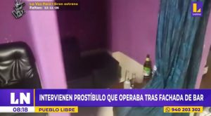 Pueblo Libre: intervienen prostíbulo que operaba con fachada de bar