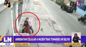 Santa Anita: arrebatan celular a mujer tras tomarse selfie