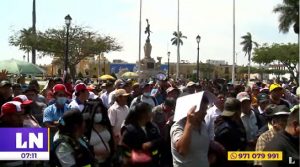 Trujillo: ronderos exigen en protesta culminación de carretera Agallpampa – Julcán