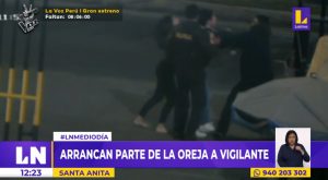 Santa Anita: arrancan parte de la oreja a vigilante durante gresca