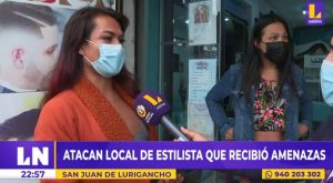 SJL: atacan local de estilista que había sido amenazada